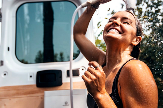 showering with portable camp showers eccotemp europe